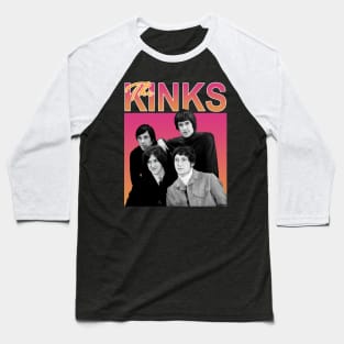 The Kinks // Aesthetic Music Style // Baseball T-Shirt